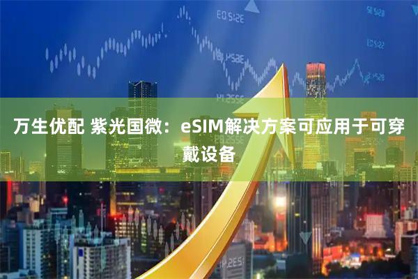 万生优配 紫光国微：eSIM解决方案可应用于可穿戴设备